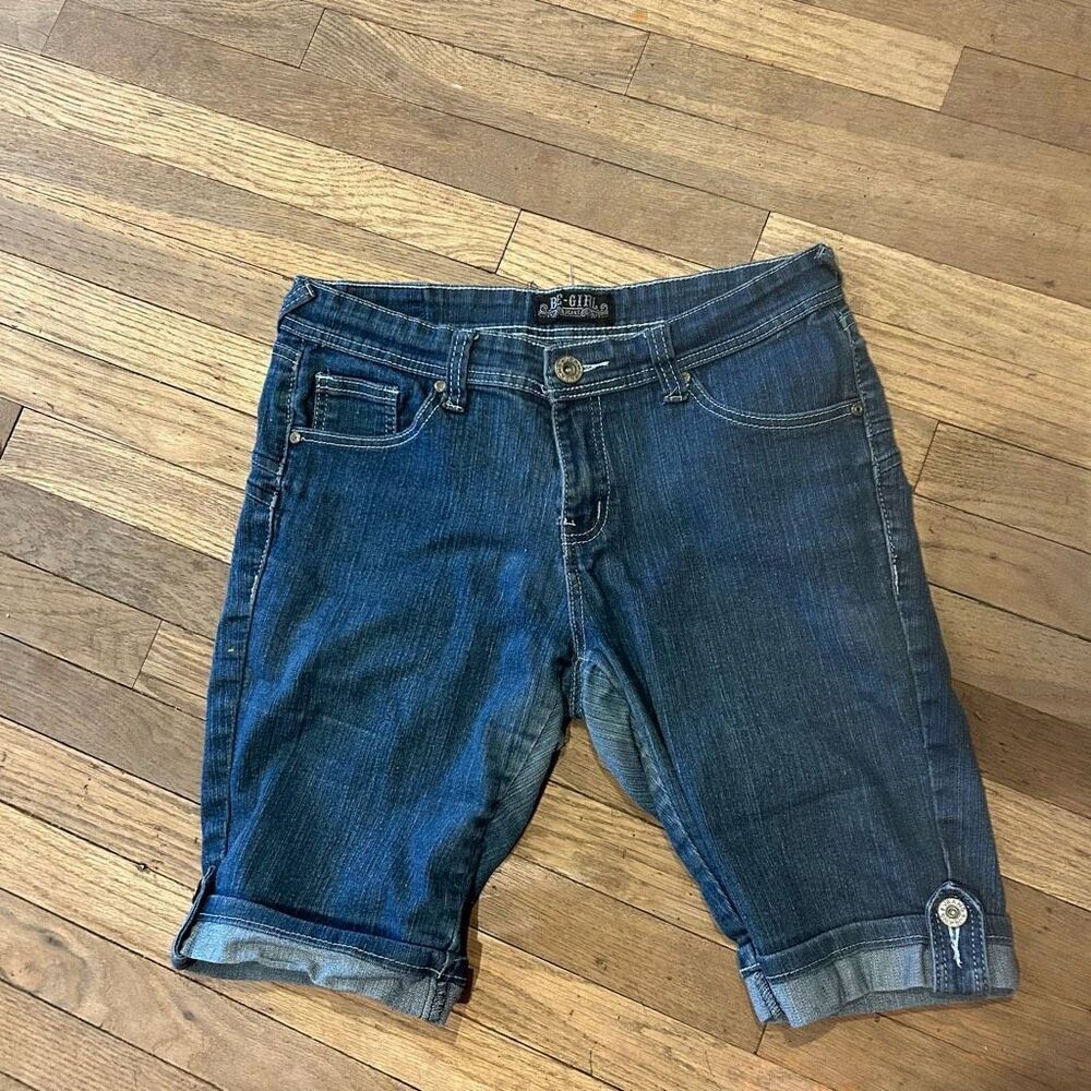 Be Girl Jean shorts Bermuda length size 11/12 junior